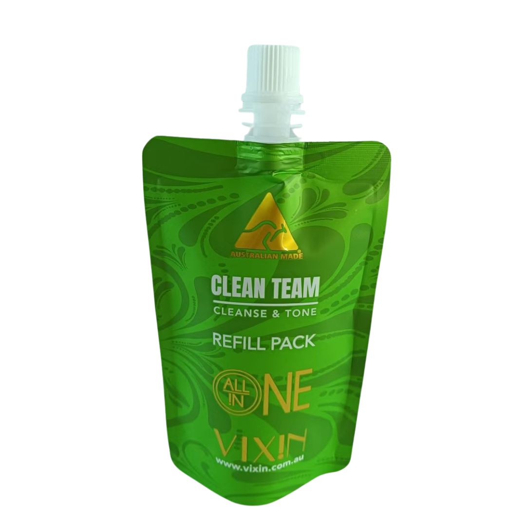 Refill Pouch - Clean Team All In One Cleanser & Toner 150mL ♻️